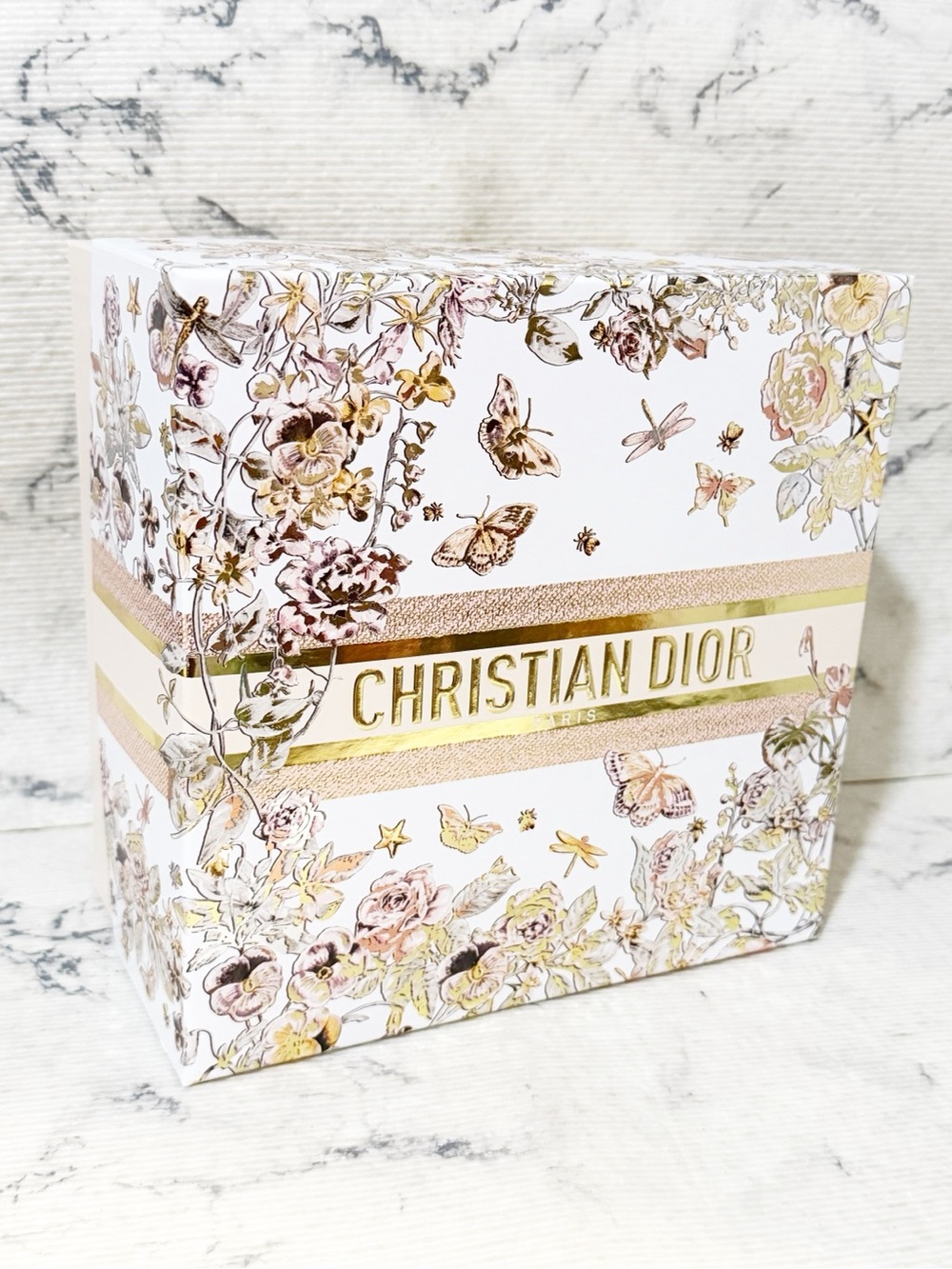 Christian Dior Butterfly Floral Decorative Box (Gift box, Storage or Decor)
